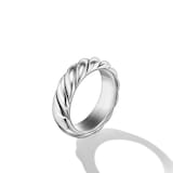 David Yurman Sculpted Cable Band Ring in Sterling Silver, 6mm