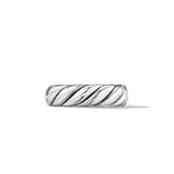 David Yurman Sculpted Cable Band Ring in Sterling Silver, 6mm