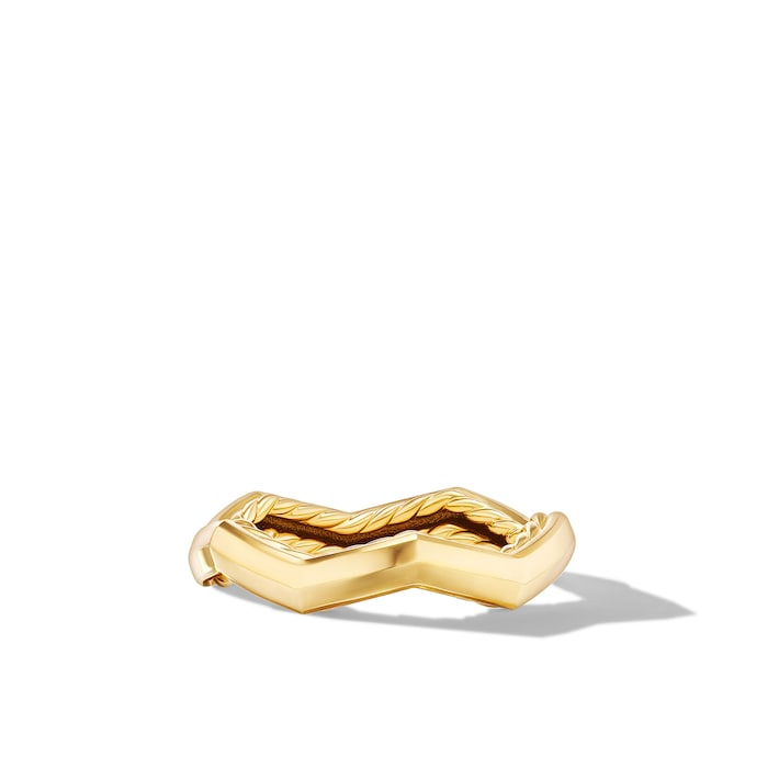 David Yurman Zig Zag Stax™ Ring in 18ct Yellow Gold, 3mm