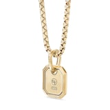 David Yurman Roman Amulet In 18ct Yellow Gold With Emeralds, 15mm