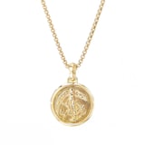 David Yurman Petrvs® Angel Pendant In 18ct Yellow Gold, 13.5mm