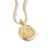 David Yurman Petrvs® Angel Pendant In 18ct Yellow Gold, 13.5mm