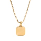 David Yurman Petrvs® Horse Amulet In 18ct Yellow Gold With Mother Of Pearl and Diamonds, 16.4mm