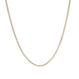 David Yurman Box Chain Necklace In 18ct Yellow Gold, 1.7mm