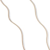 David Yurman Box Chain Necklace In 18ct Yellow Gold, 1.7mm
