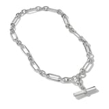 David Yurman Lexington Chain Necklace In Sterling Silver With Diamonds, 9.8mm