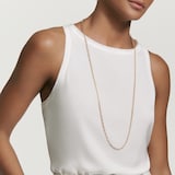 David Yurman DY Madison® Chain Necklace In 18ct Yellow Gold, 3mm