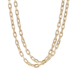 37900534 - DY Madison® Chain Necklace In 18ct Yellow Gold, 6mm