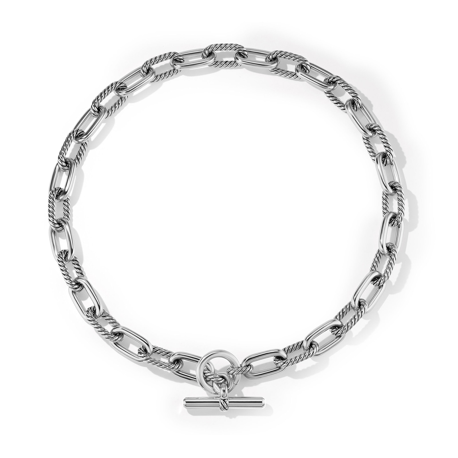 David Yurman DY Madison® Toggle Chain Necklace In Sterling Silver, 11mm