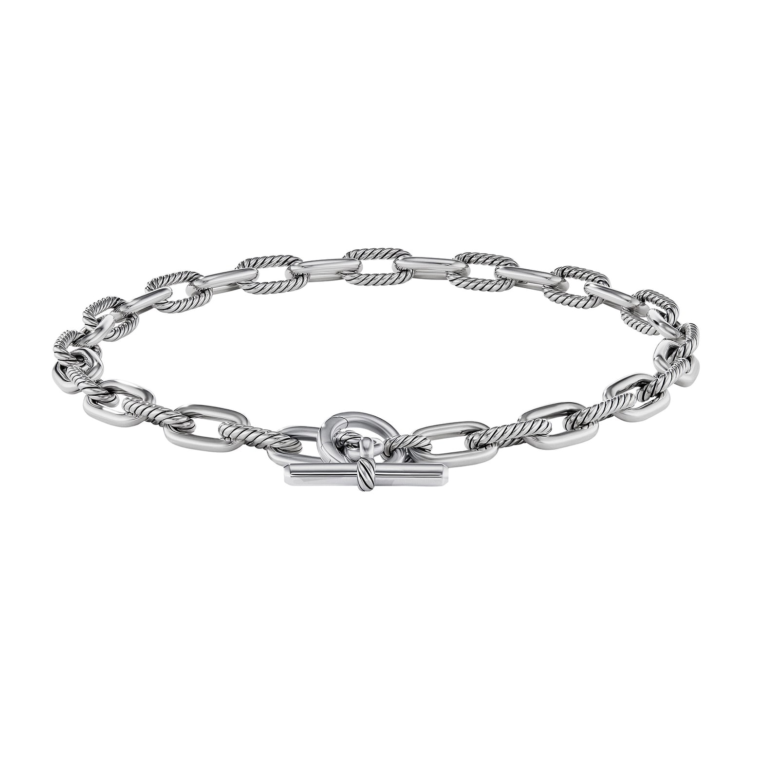 David Yurman DY Madison® Toggle Chain Necklace In Sterling Silver, 11mm