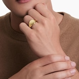 David Yurman StreamlineÂ® Pinky Ring In 18ct Yellow Gold - Ring Size T