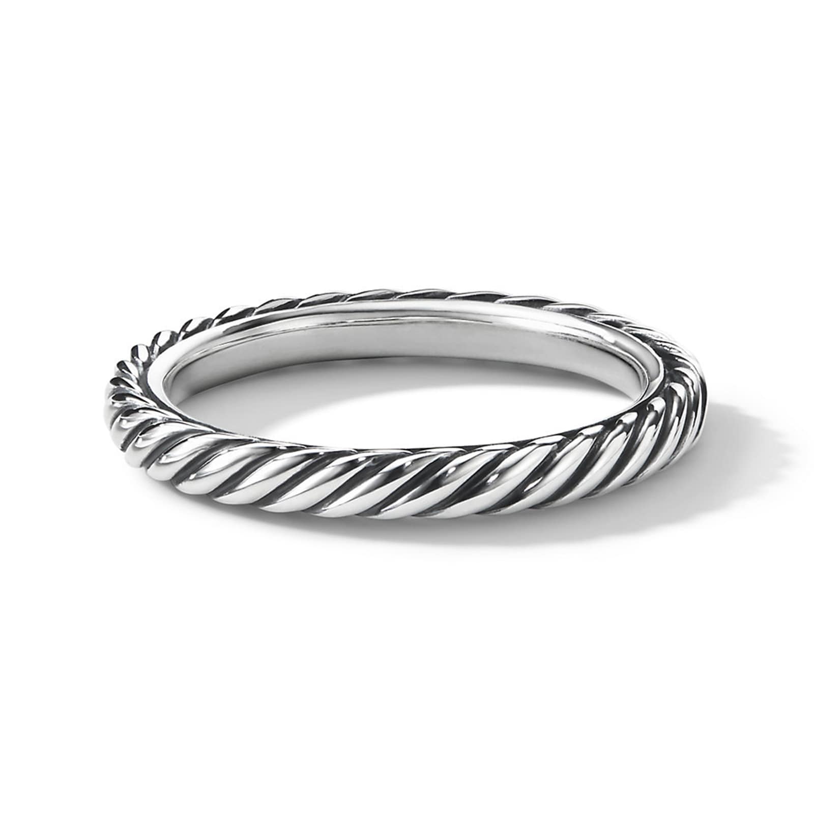 David Yurman Cable Collectibles®  Stack Ring In Sterling Silver, 3mm