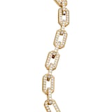 David Yurman Pavé Chain Bracelet In 18ct Yellow Gold With Diamonds - Size Large