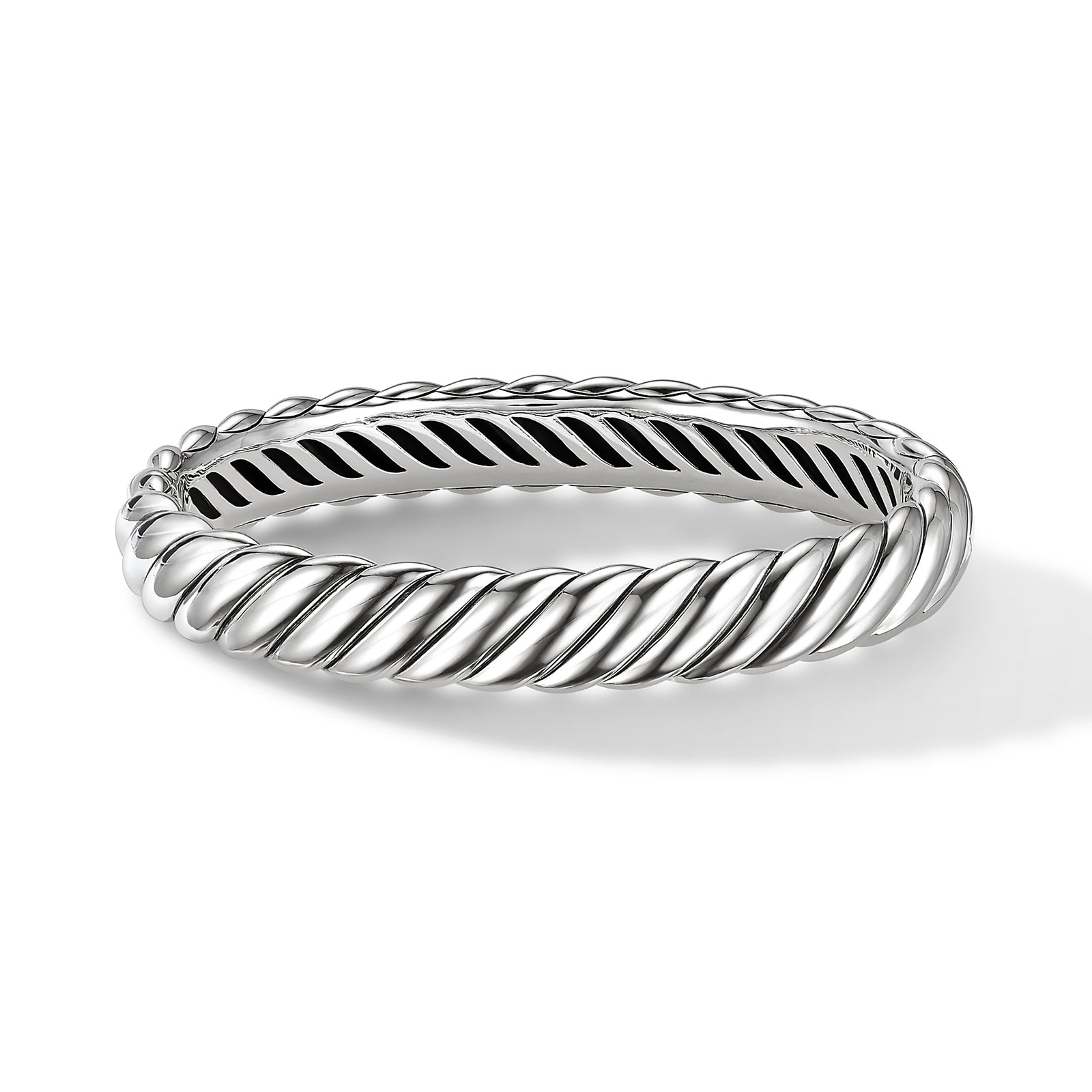 David Yurman Sculpted Cable Bracelet In Sterling Silver, 10mm