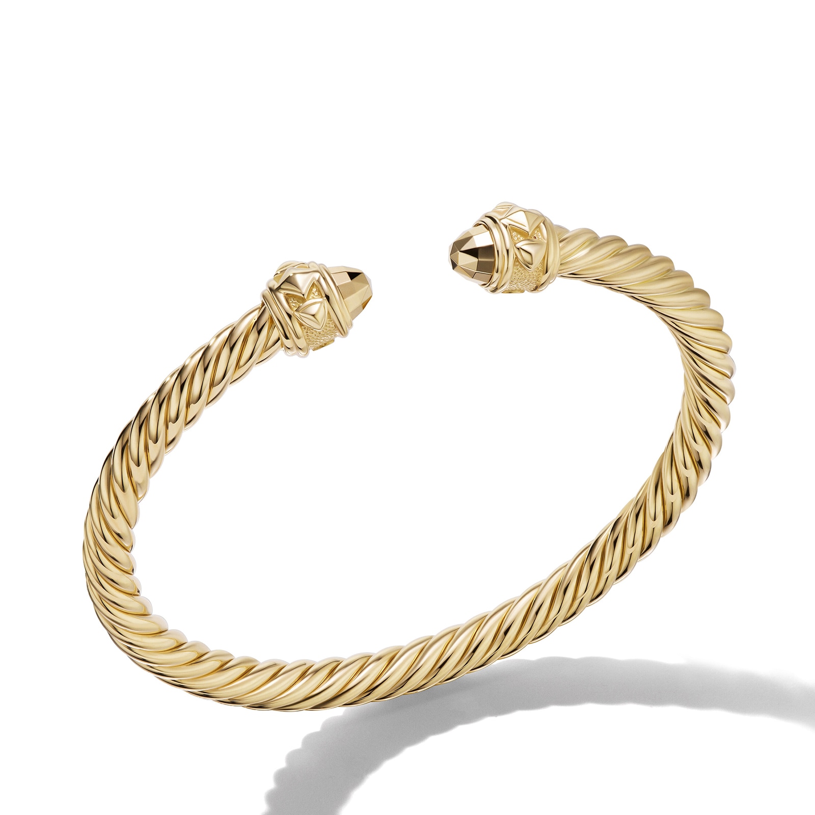 David Yurman Renaissance® Cablespira Bracelet In 18ct Yellow Gold, 5mm