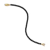 David Yurman Spiritual Beads Bracelet In Black Onyx and 18ct Yellow Gold - Size Small