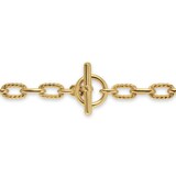 David Yurman DY Madison® Toggle Chain Bracelet In 18ct Yellow Gold, 6mm