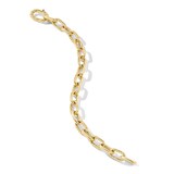 David Yurman DY Madison® Chain Bracelet In 18ct Yellow Gold, 8.5mm