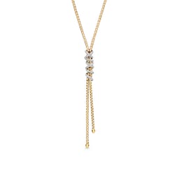 37900861 - Helena Y Necklace In 18ct Yellow Gold With Diamonds