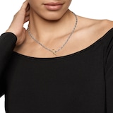David Yurman DY Madison® Toggle Chain Necklace in Sterling Silver with 18ct Yellow Gold, 3mm