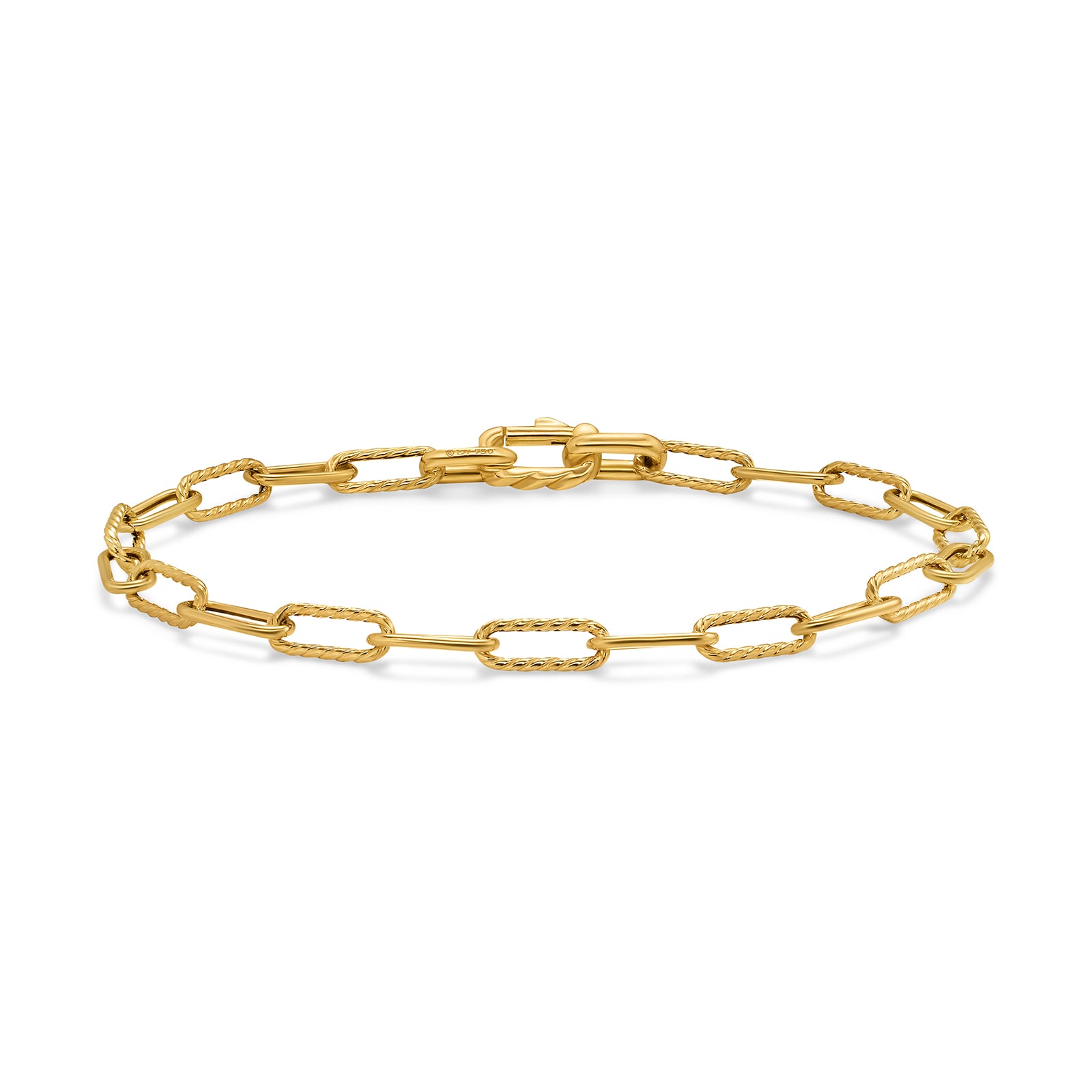 David Yurman DY Madison® Chain Bracelet in 18ct Yellow Gold, 4mm David Yurman DY Madison® Chain Bracelet in 18ct Yellow Gold, 4mm