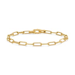 37901028 - DY Madison® Chain Bracelet in 18ct Yellow Gold, 4mm