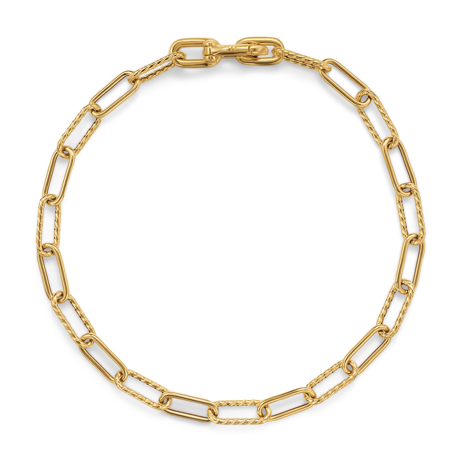David Yurman DY Madison® Chain Bracelet in 18ct Yellow Gold, 4mm David Yurman DY Madison® Chain Bracelet in 18ct Yellow Gold, 4mm