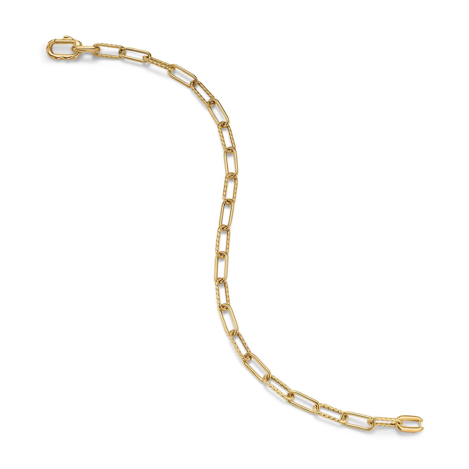 David Yurman DY Madison® Chain Bracelet in 18ct Yellow Gold, 4mm David Yurman DY Madison® Chain Bracelet in 18ct Yellow Gold, 4mm
