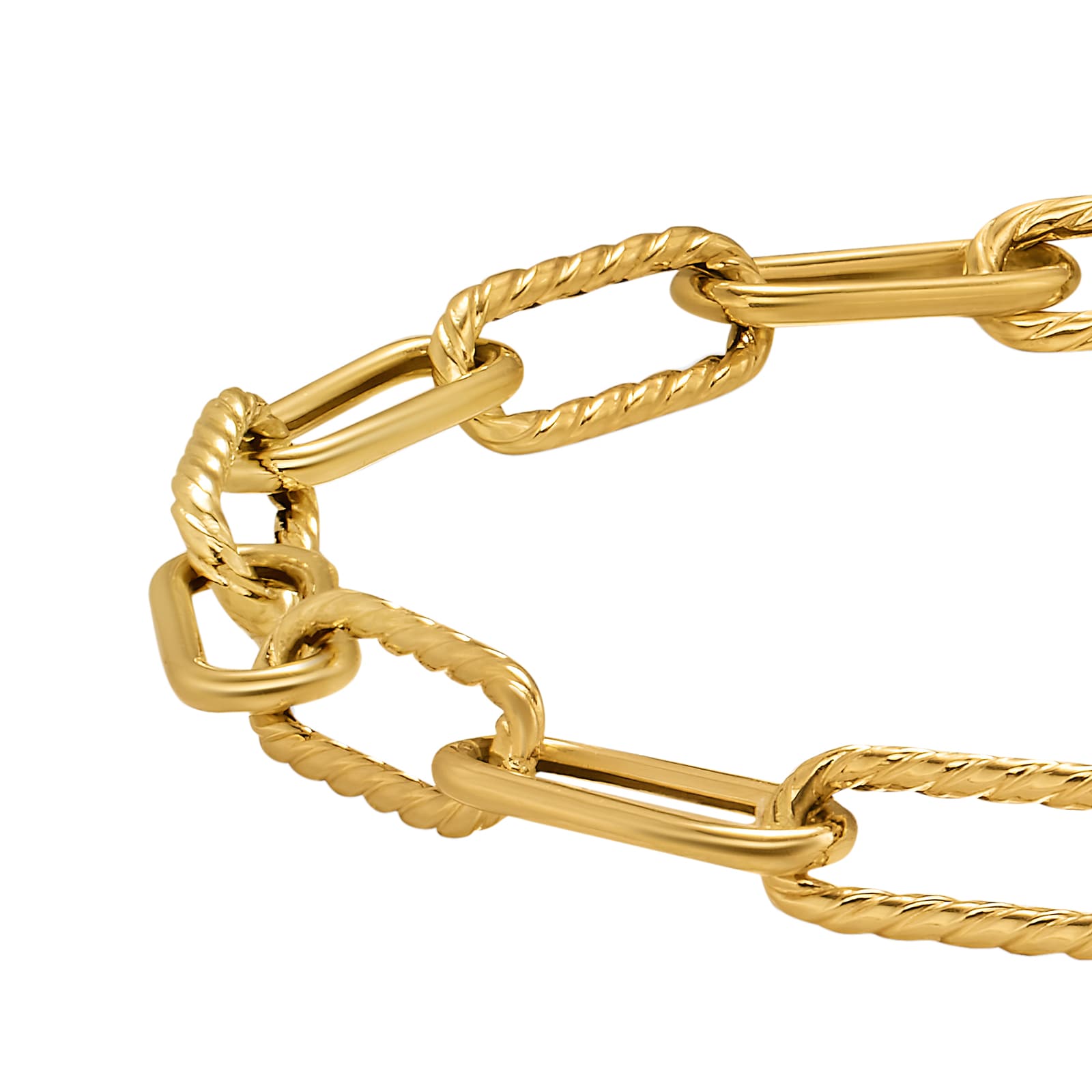 David Yurman DY Madison® Chain Bracelet in 18ct Yellow Gold, 4mm David Yurman DY Madison® Chain Bracelet in 18ct Yellow Gold, 4mm