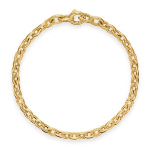 David Yurman DY Mercer® Petite Chain Bracelet in 18ct Yellow Gold, 4.5mm