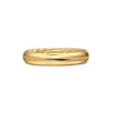 David Yurman DY Mercer® Band Ring in 18ct Yellow Gold, 3.7mm