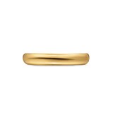 David Yurman DY Mercer® Band Ring in 18ct Yellow Gold, 3.7mm