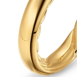 David Yurman DY Mercer® Band Ring in 18ct Yellow Gold, 3.7mm