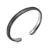 David Yurman Chevron Cuff Bracelet in Titanium, 8mm
