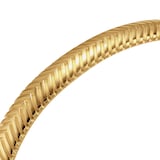 David Yurman Chevron Cuff Bracelet in 18ct Yellow Gold, 8mm