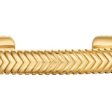David Yurman Chevron Cuff Bracelet in 18ct Yellow Gold, 8mm