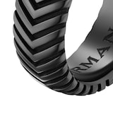 David Yurman Chevron Band Ring in Black Titanium, 8mm