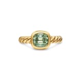 David Yurman DY Mercer® Stone Ring in 18ct Yellow Gold with Prasiolite, 7mm - Ring Size L.5