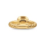 David Yurman DY Mercer® Stone Ring in 18ct Yellow Gold with Prasiolite, 7mm - Ring Size L.5
