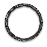 David Yurman Chevron Link Bracelet In Black Titanium, 7.6mm - Size Small