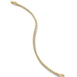 David Yurman Box Chain Bracelet in 18ct Yellow Gold, 3.4mm - Size Medium