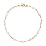 David Yurman Pearl Classics Station Bracelet In 18ct Yellow Gold, 3.5mm - Size Medium