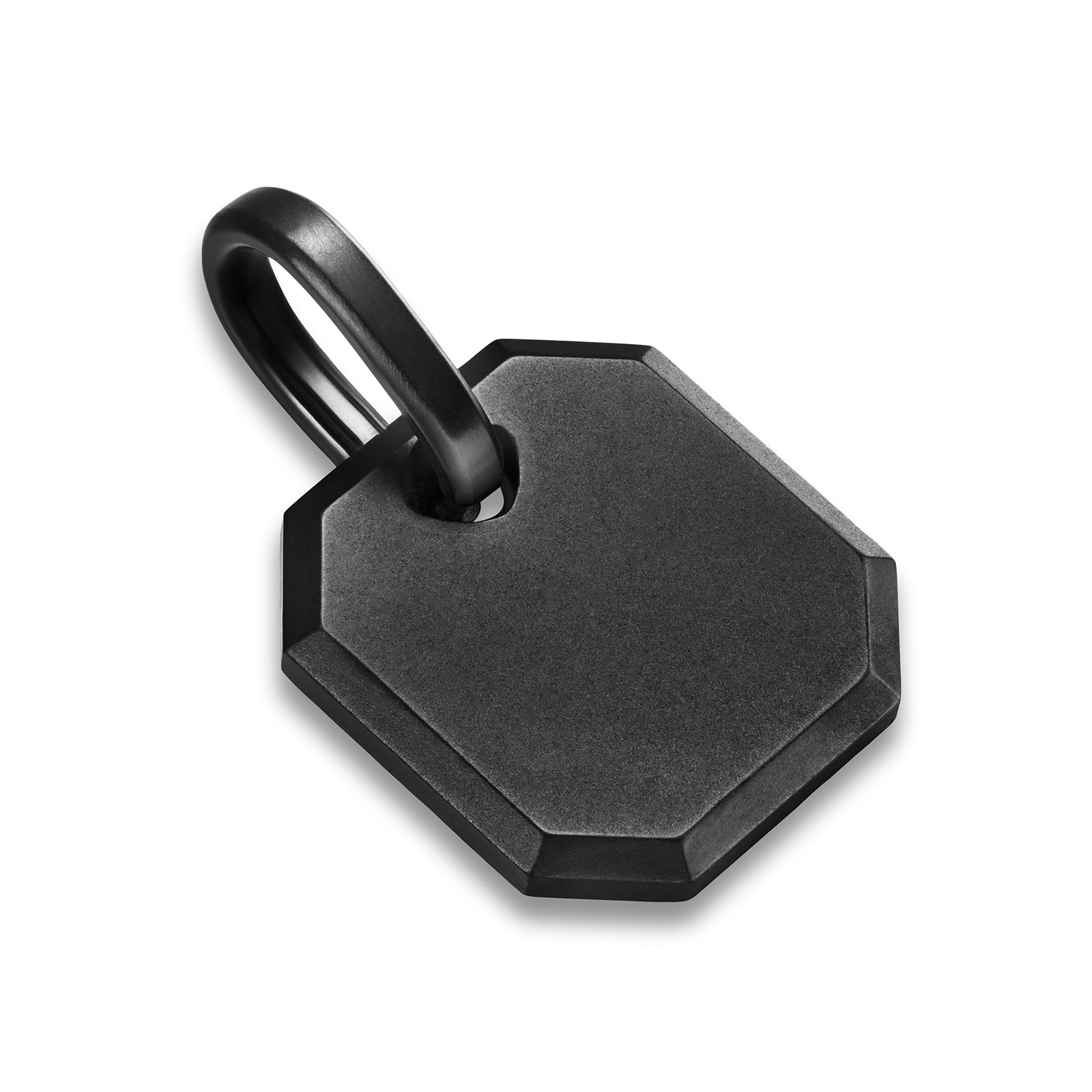 David Yurman Octagonal Amulet In Black Titanium, 15mm David Yurman Octagonal Amulet In Black Titanium, 15mm