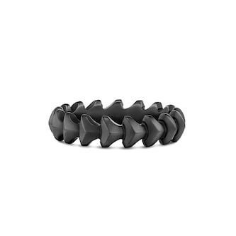 David Yurman Armory® Band Ring In Black Titanium, 6.2mm - Ring Size 10 David Yurman Armory® Band Ring In Black Titanium, 6.2mm - Ring Size 10