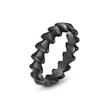 David Yurman Armory® Band Ring In Black Titanium, 6.2mm - Ring Size 10