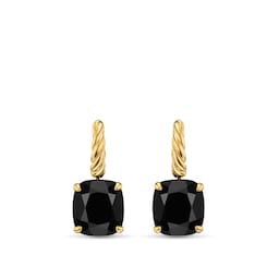 37901680 - Marbella Drop Earrings In 18ct Yellow Gold With Black Onyx, 11mm