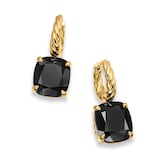 David Yurman Marbella Drop Earrings In 18ct Yellow Gold With Black Onyx, 11mm