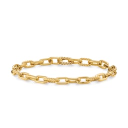 37901688 - DY Madison® Chain Link Bracelet In 18ct Yellow Gold, 6mm - Size Medium