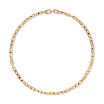 David Yurman DY Madison® Chain Link Necklace In 18ct Yellow Gold, 6mm