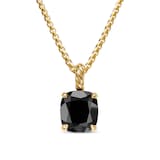 David Yurman Châtelaine® Marbella Pendant In 18ct Yellow Gold With Black Onyx, 11mm